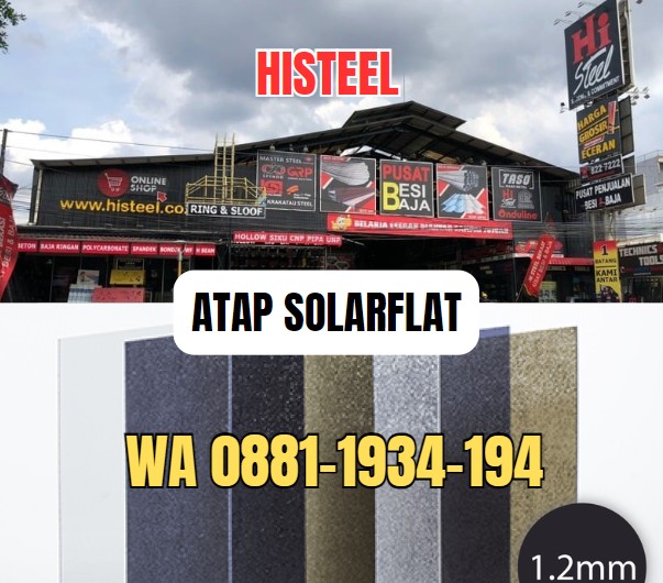 Jual Atap Solarflat di Bogor