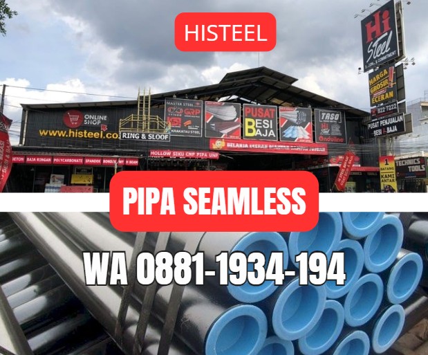 Jual Pipa Seamless SCH 40 di Jakarta Timur