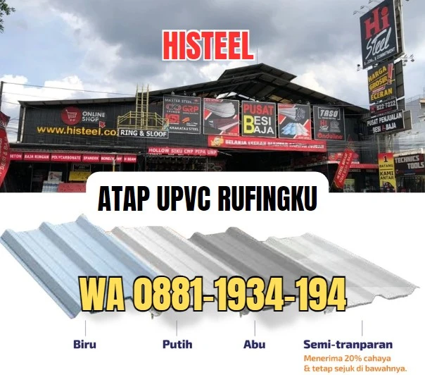 Jual Atap UPVC Rufingku di Bekasi