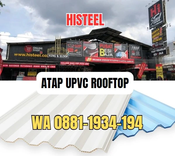 Jual Atap UPVC Rooftop di Surabaya